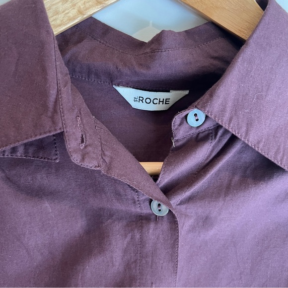 St. Roche Darcy Blouse in Raisin - Picture 5 of 6